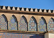 Meknes, Mosaik an einem Riad