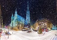 Wien, Stephansdom im Schnee