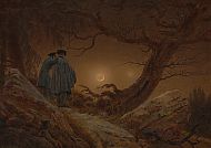 Caspar David Friedrich, Zwei Männer in Betrachtung des Mond