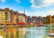 Honfleur, Hafen Skyline