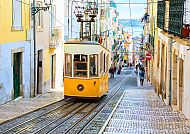 Tram in Lissabon