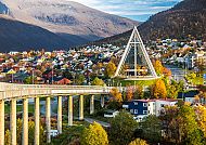 Arktische Kathedrale in Tromso