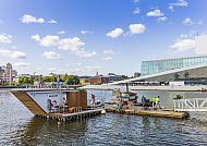 Schwimmende Sauna in Oslo