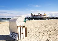 Strand mit Seebrücke Ahlbeck