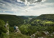 Schwäbische Alb Wanderer