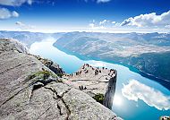 Preikestolen am Lysefjord