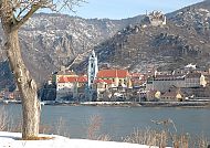 Durnstein Stadt in Wachau Tal